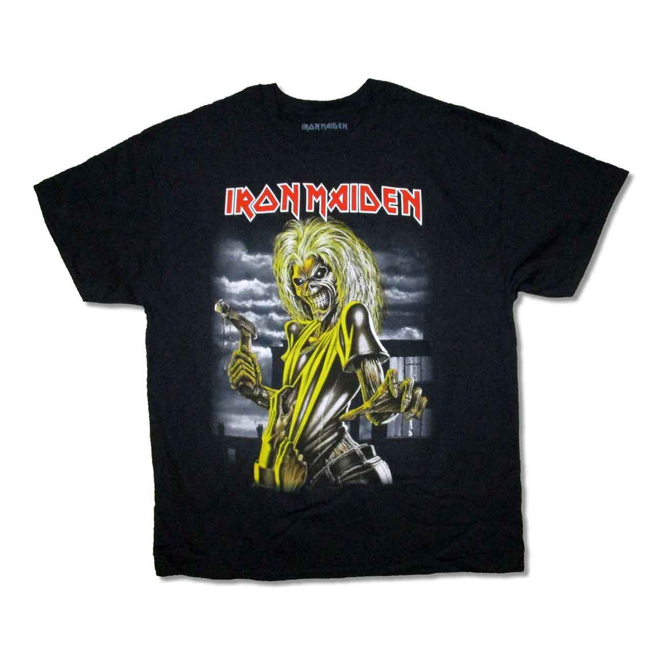 【堀江店先行販売】 ヘインズ Hanes IRON MAIDEN アイアンメイデン アルバム Killers バンドTシャツ メンズL /evb001022