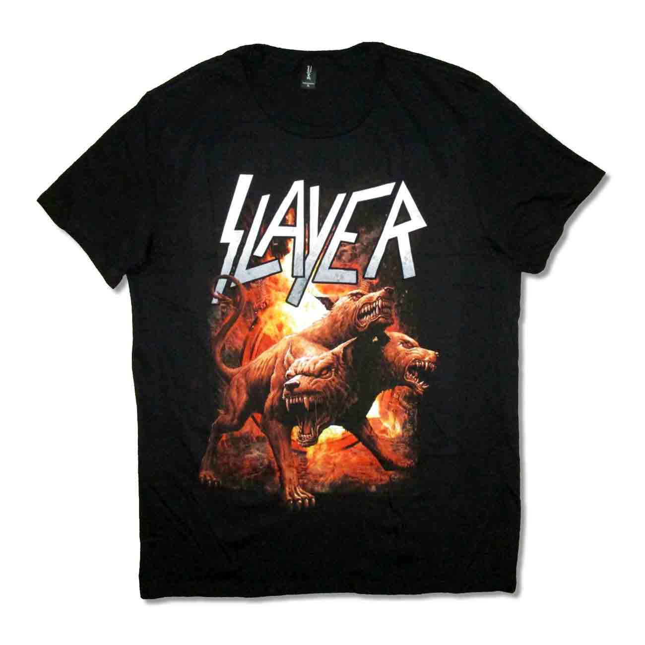 Slayer バンドTシャツ スレイヤー Three Head Dog - バンドTシャツの通販ショップ『Tee-Merch!』