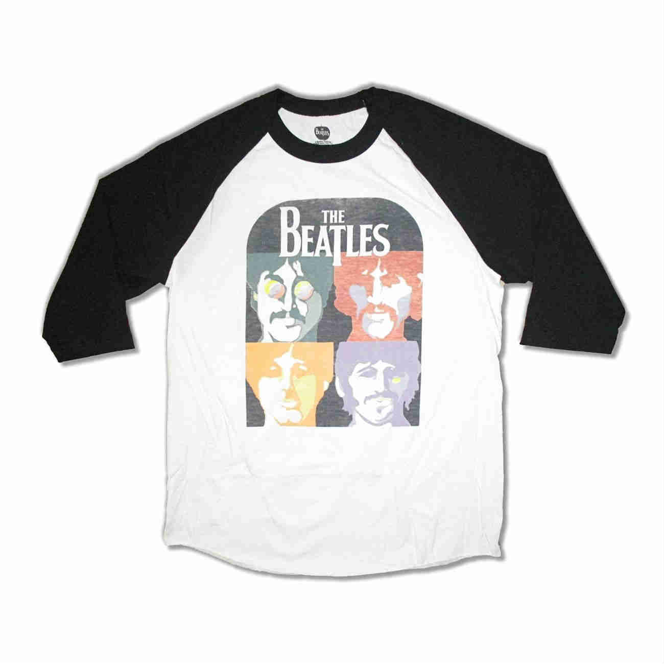 The Beatles ラグランTシャツ ザ・ビートルズ Posterized   バンドT