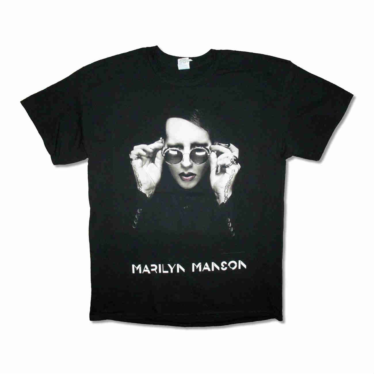 希少 XL〜 00´s Marilyn Manson Tシャツ 両面プリント 日本正規品