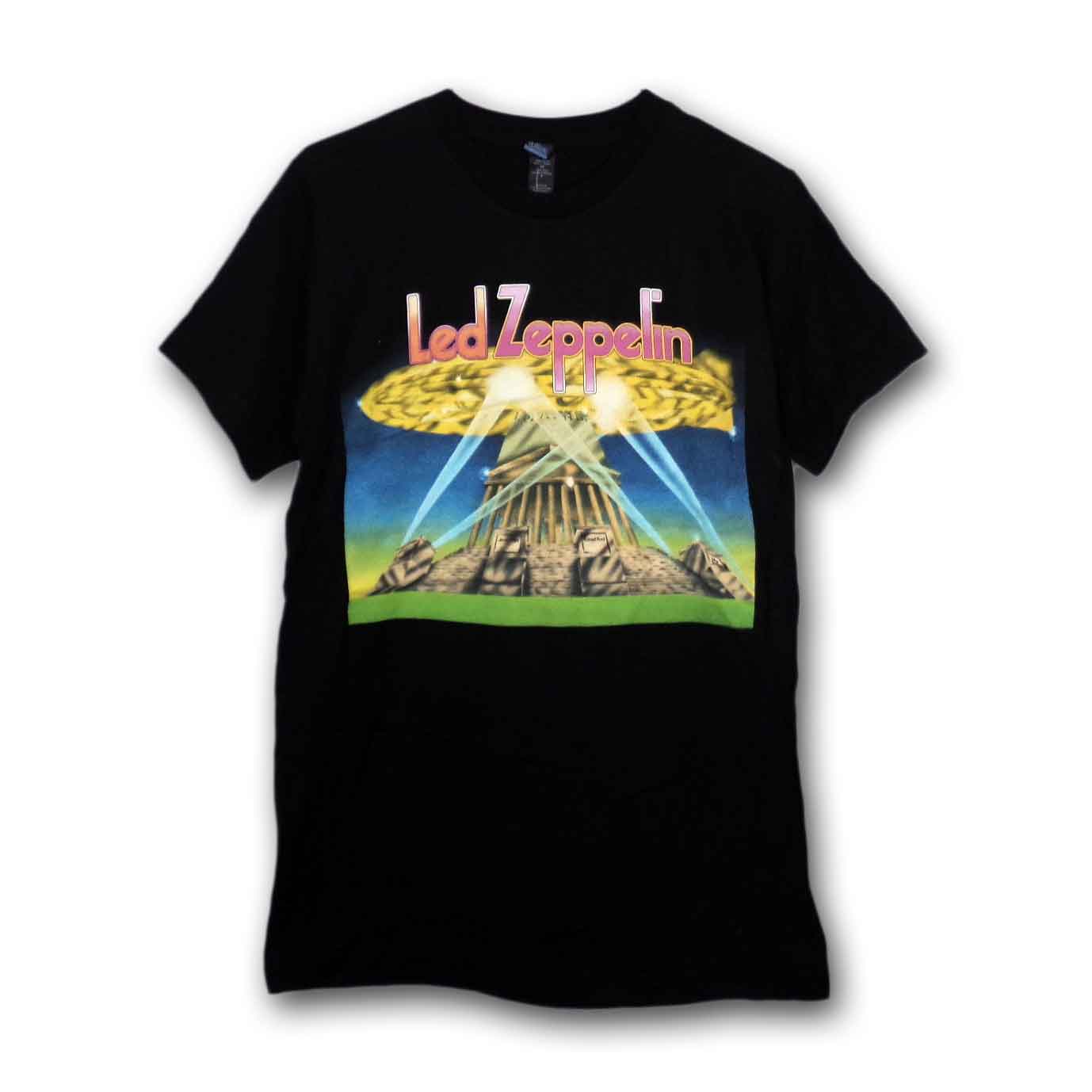 Led Zeppelin バンドTシャツ レッド・ツェッペリン Spaceship - バンドTシャツの通販ショップ『Tee-Merch!』