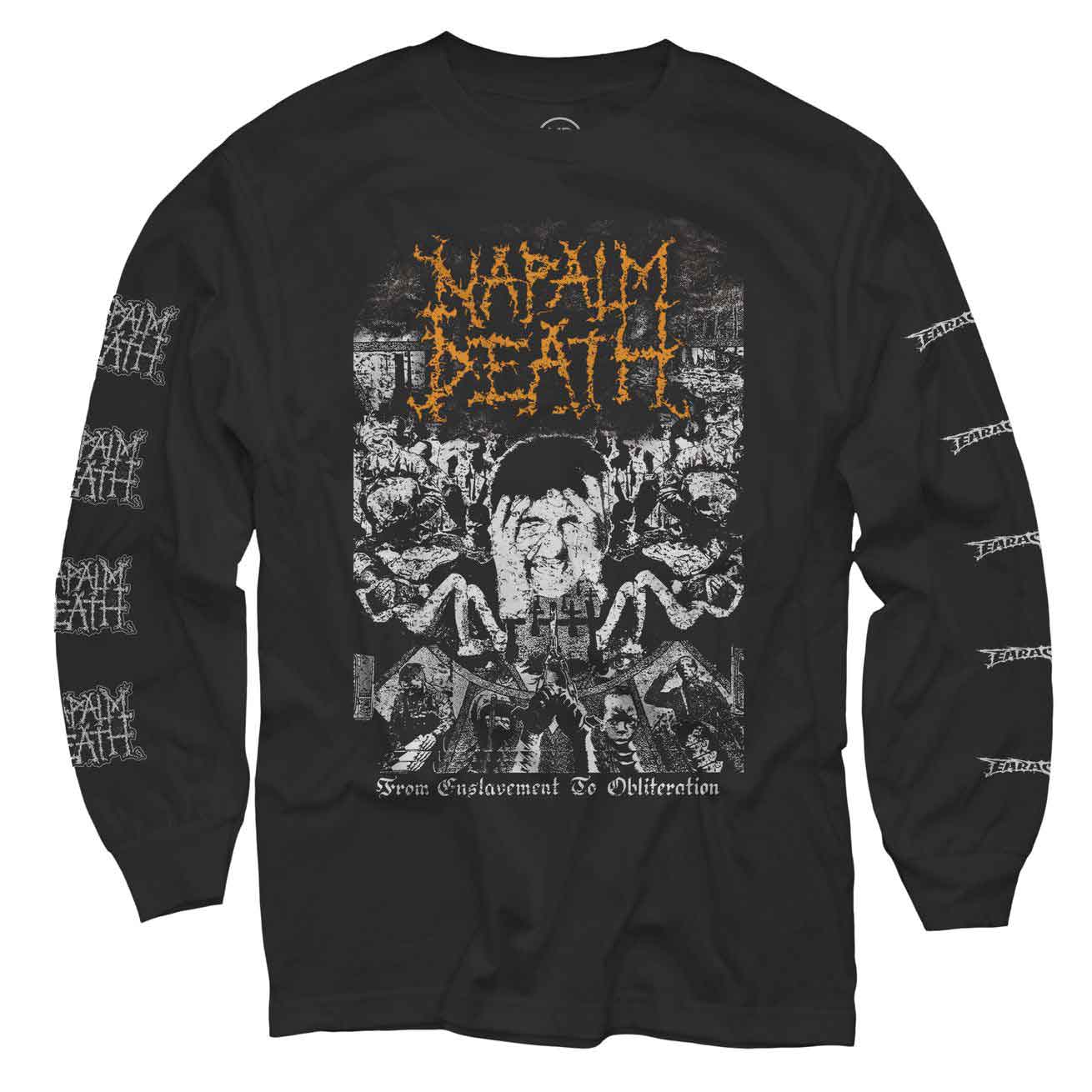 Napalm Death ロングスリーヴTシャツ ナパーム・デス From Enslavement 