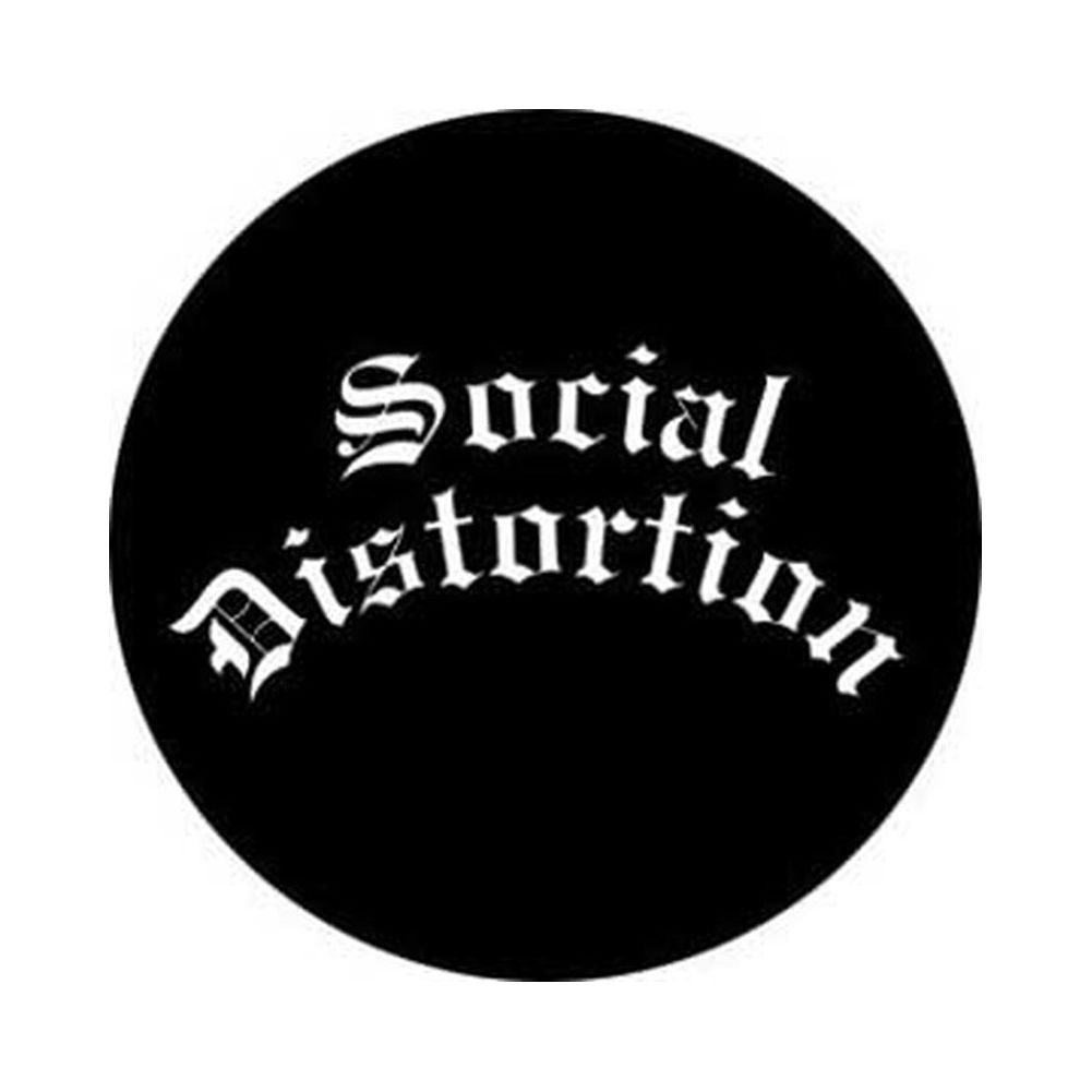 Social Distortion 缶バッジ ソーシャル・ディストーション Gothic Logo 1 Inch Button -  バンドTシャツの通販ショップ『Tee-Merch!』