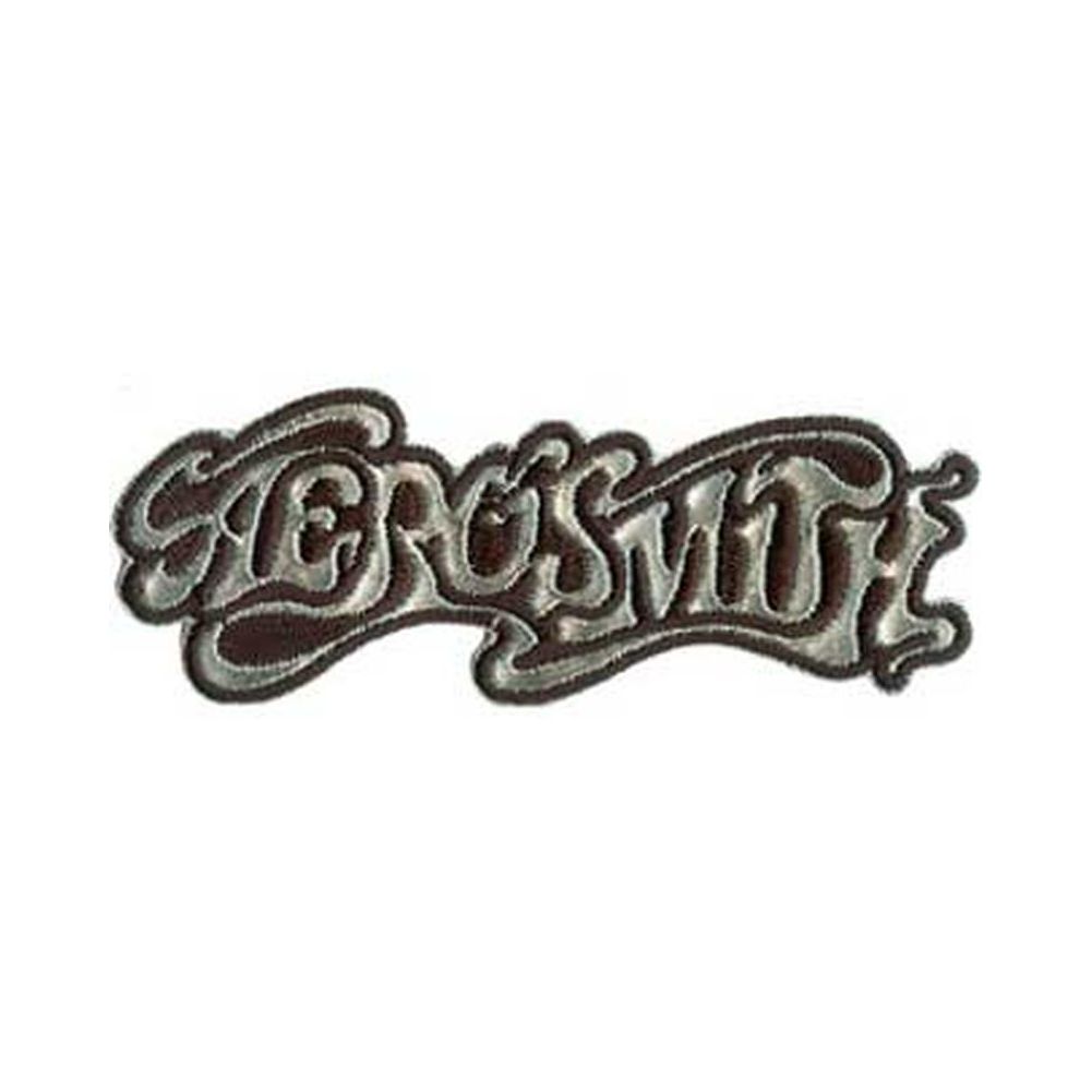 Aerosmith パッチ ワッペン エアロスミス Chrome Logo バンドtシャツの通販ショップ Tee Merch