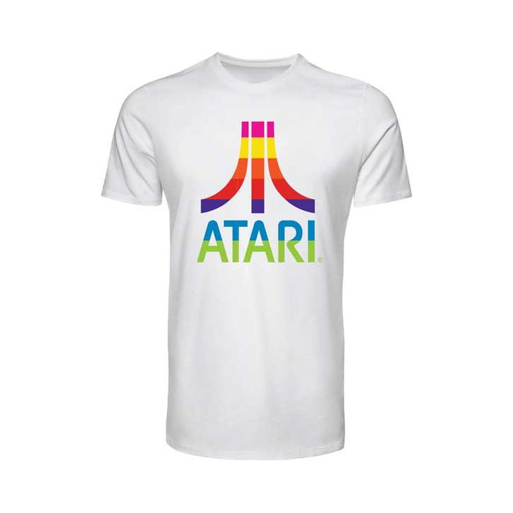 Atari Tシャツ アタリ Multi Color Logo バンドtシャツの通販ショップ Tee Merch