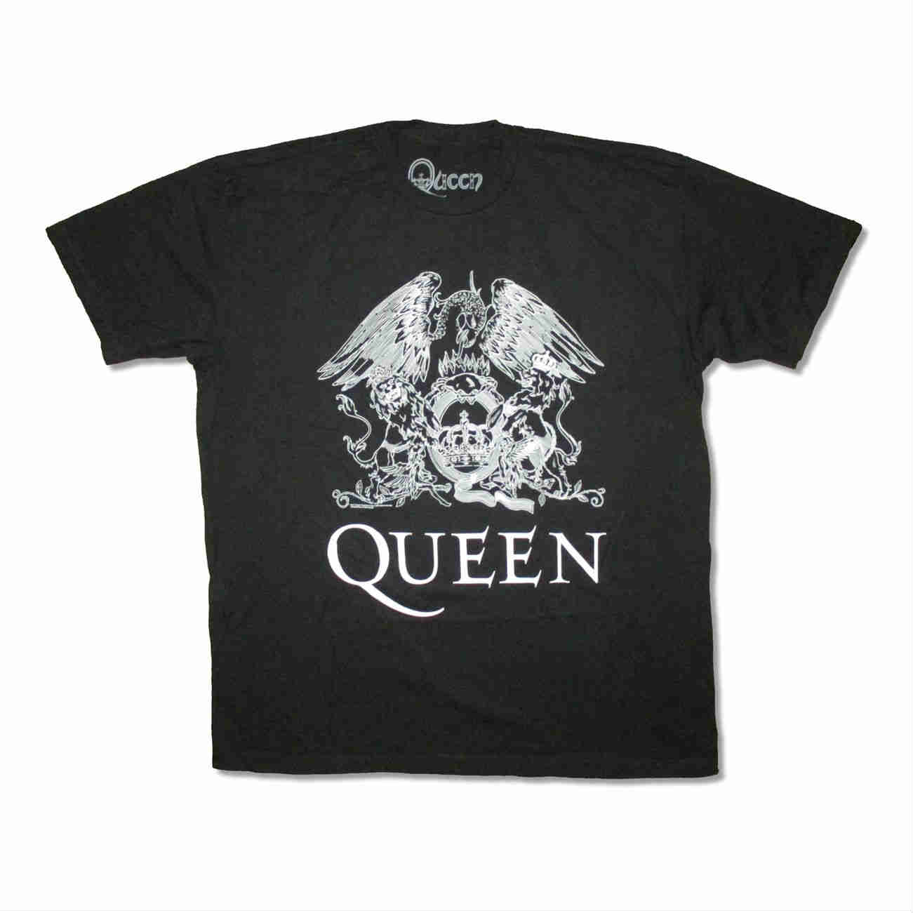 Queen バンドtシャツ クイーン White Logo バンドtシャツの通販ショップ Tee Merch