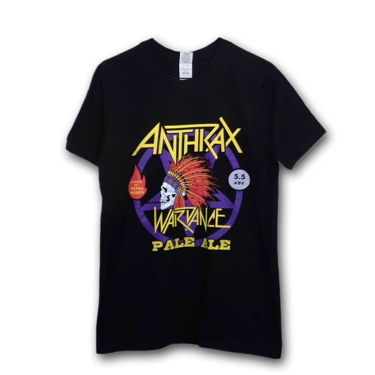 Anthrax バンドTシャツ アンスラックス Wardance Pale Ale World Tour