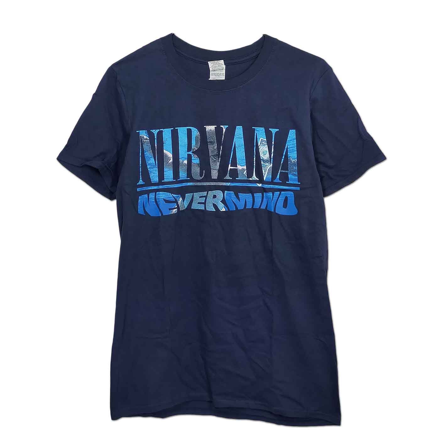 Lサイズ ニルヴァーナ NIRVANA 男女兼用 UNISEX T-SHIRT オフィシャルライセンス商品 輸入品 ロックTシャツ バンドTシャツ