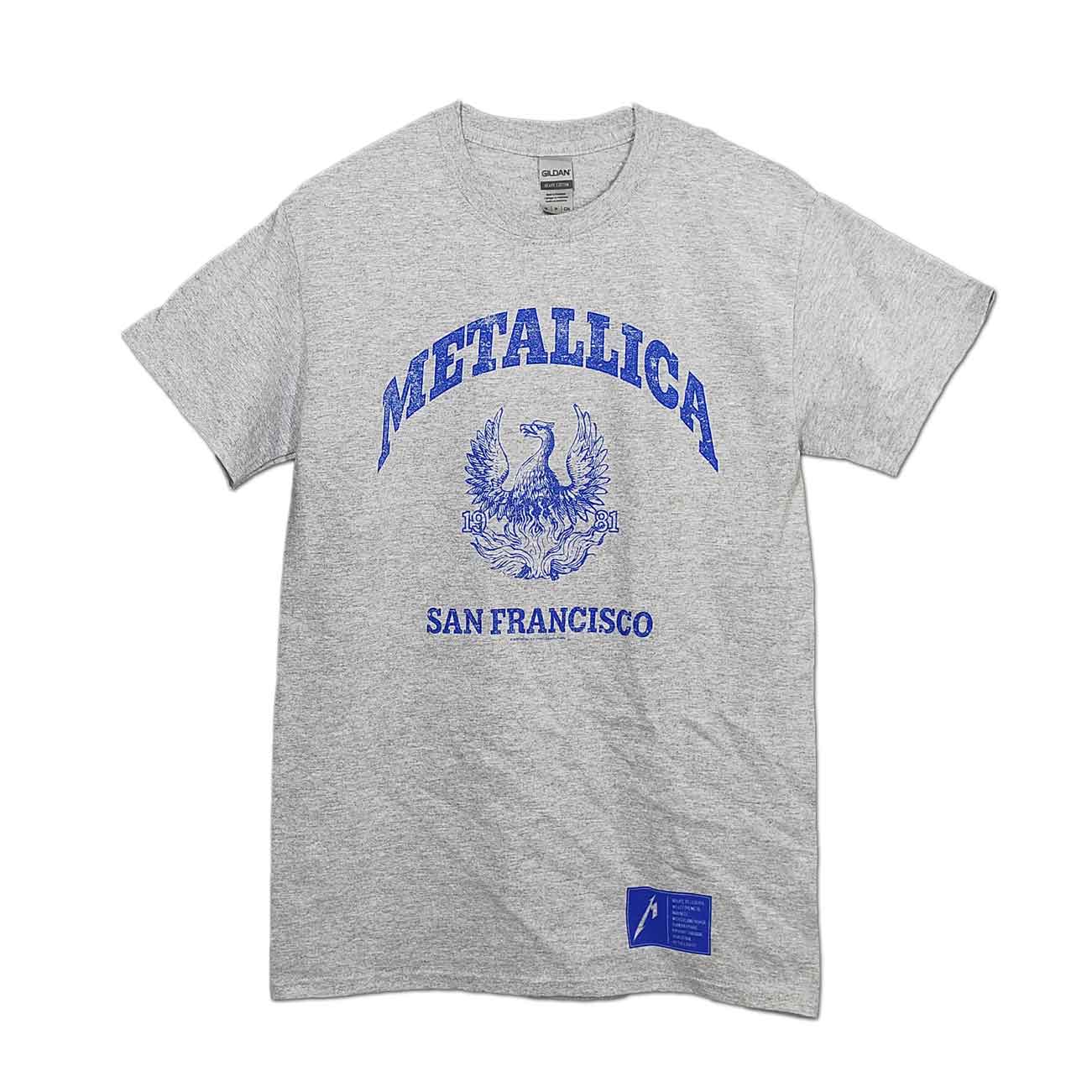 Metallica バンドTシャツ メタリカ College Crest - バンドTシャツの ...