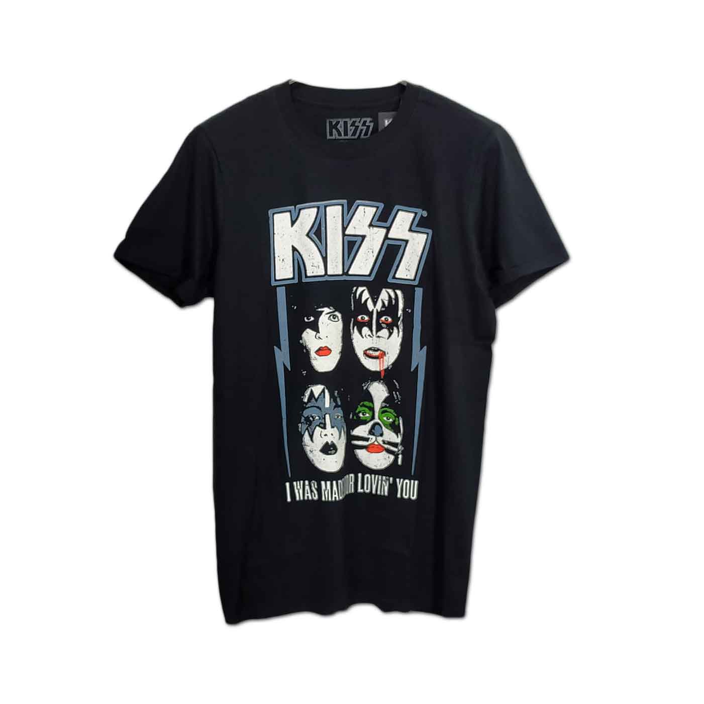 KISS 黒③ Tシャツ XL