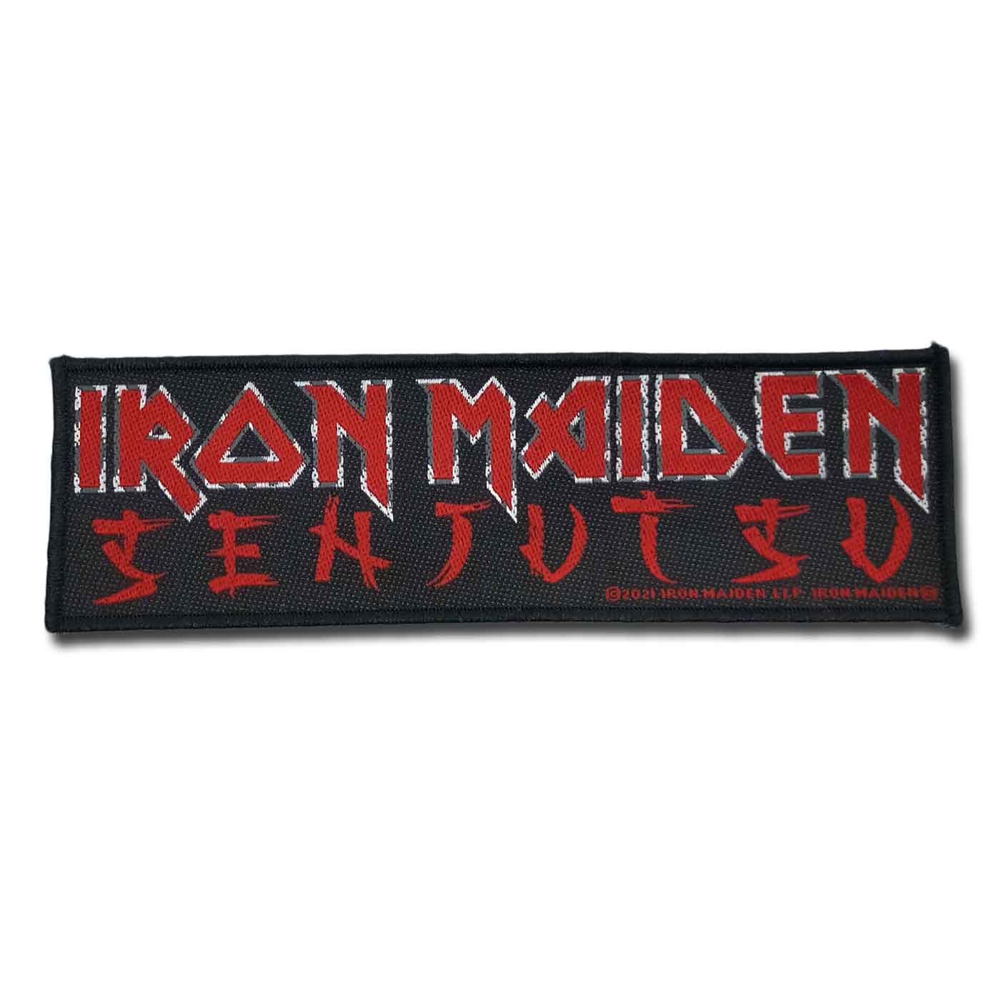 Iron Maiden パッチ／ワッペン アイアン・メイデン Senjutsu Logo Strip  バンドTシャツの通販ショップ『Tee-Merch!』