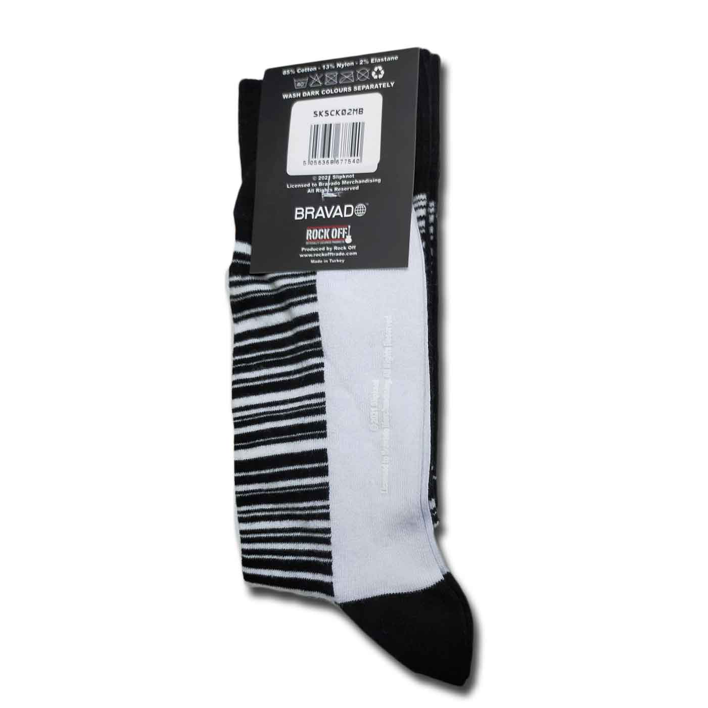 Slipknot ソックス 靴下 スリップノット Barcode - バンドTシャツの通販ショップ『Tee-Merch!』