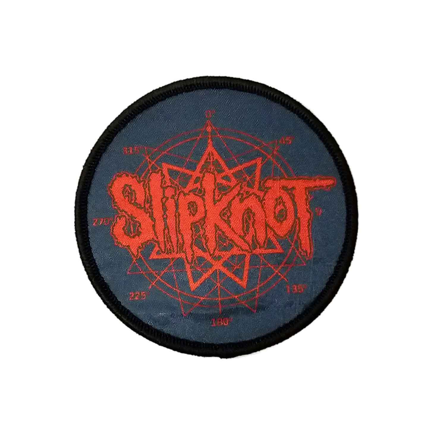 Slipknot アイロンパッチ／ワッペン スリップノット Logo & Nonagram - バンドTシャツの通販ショップ『Tee-Merch!』