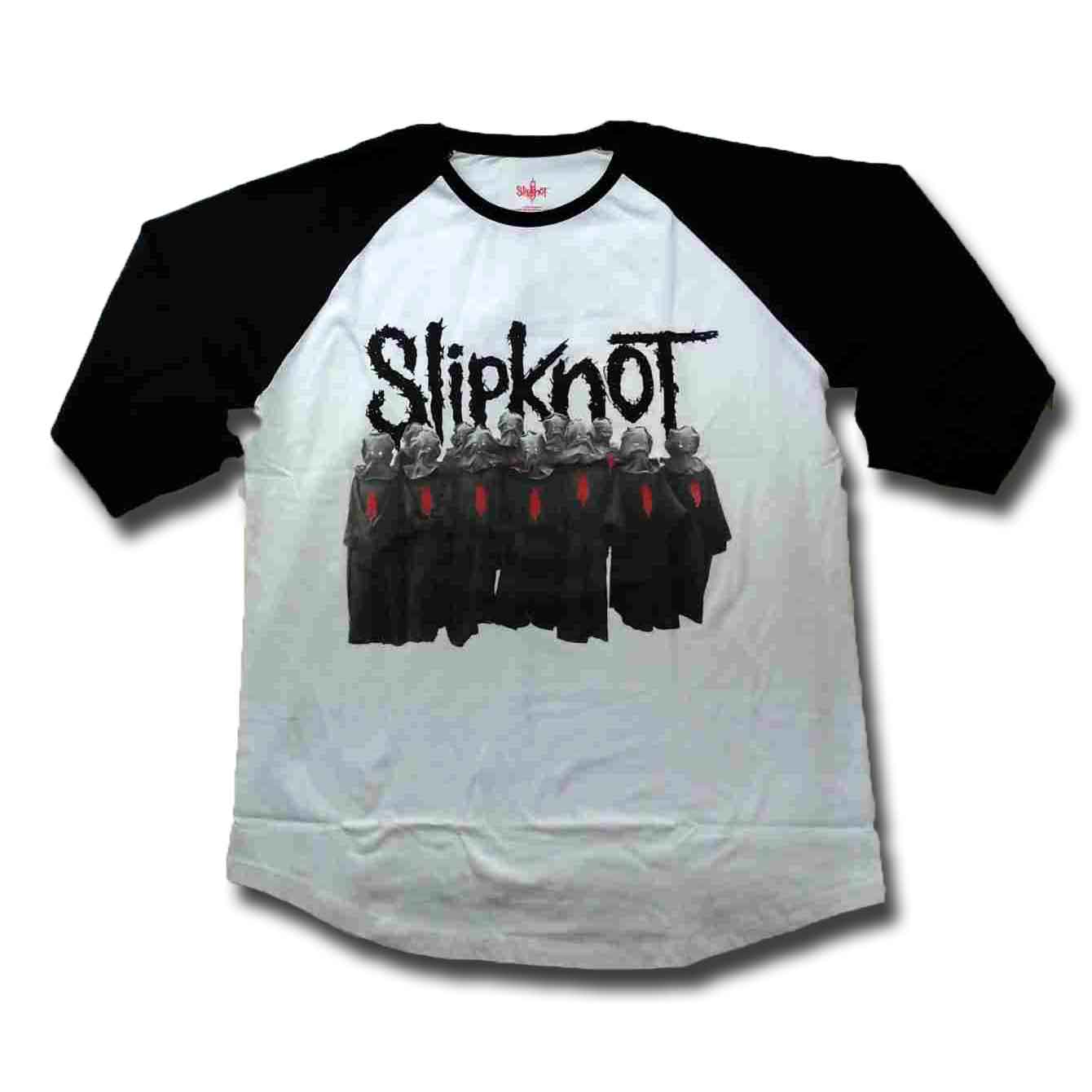 SLIPKNOT スリップノット 両面プリント ラグラン バンドTシャツ バンT メンズM /eaa343238