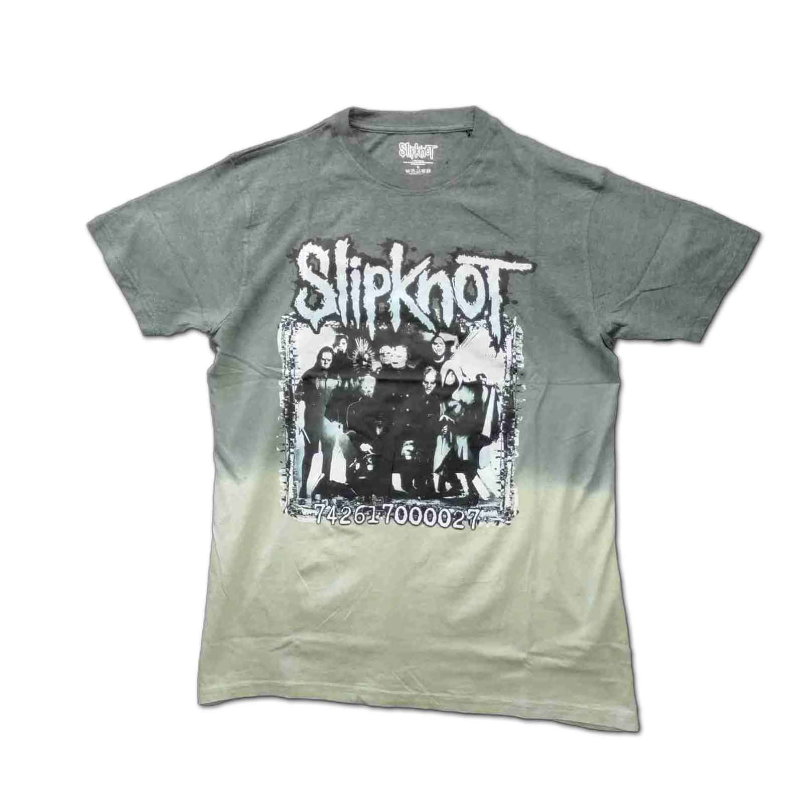 Slipknot バンドTシャツ スリップノット Barcode Photo Dip-Dye 