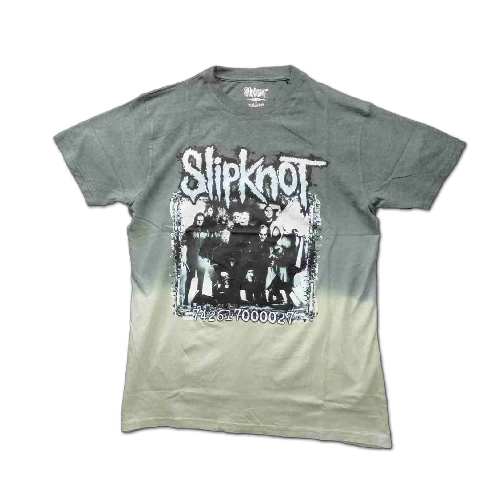 Slipknot バンドTシャツ スリップノット Barcode Photo Dip-Dye