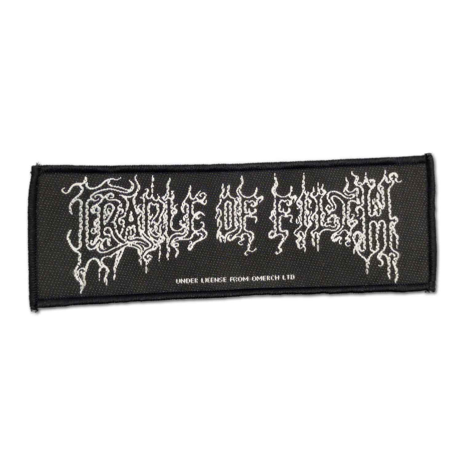 Cradle Of Filth パッチ／ワッペン クレイドル・オブ・フィルス Logo - バンドTシャツの通販ショップ『Tee-Merch!』