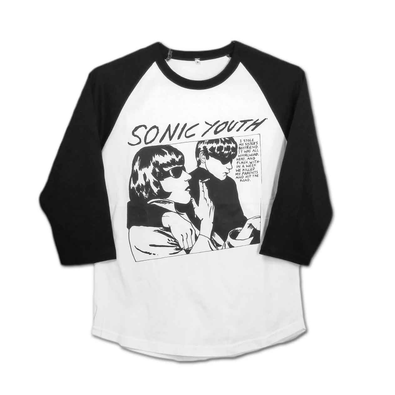 Sonic Youth ラグランシャツ ソニック・ユース Goo WHITE - バンドT ...