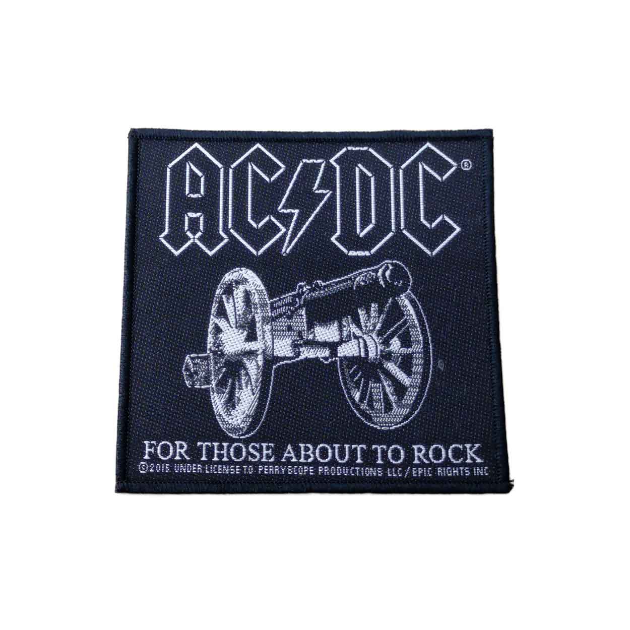 AC/DC パッチ／ワッペン エーシーディーシー For Those About To Rock
