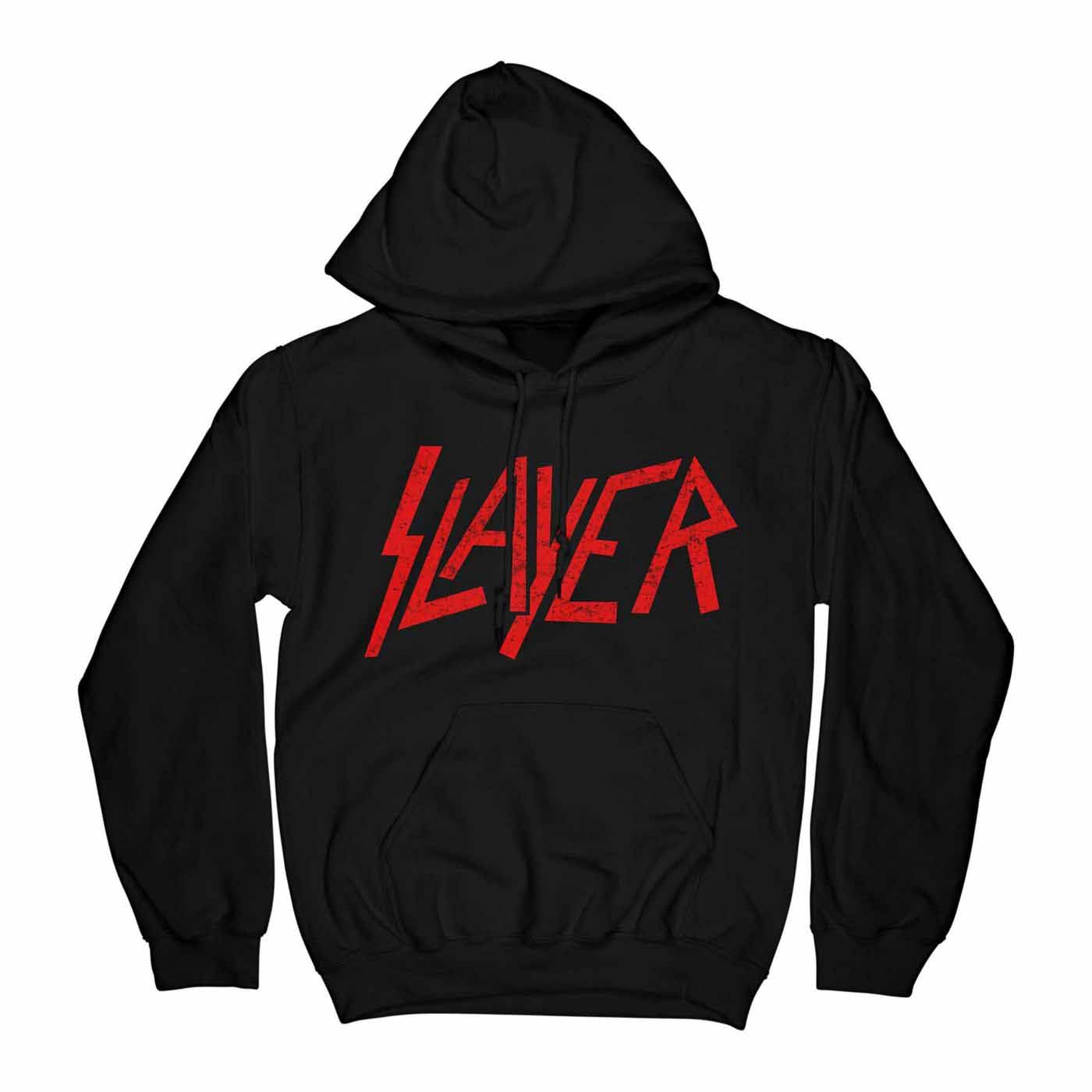 Slayer プルオーバーパーカー スレイヤー Distressed Logo - バンドT