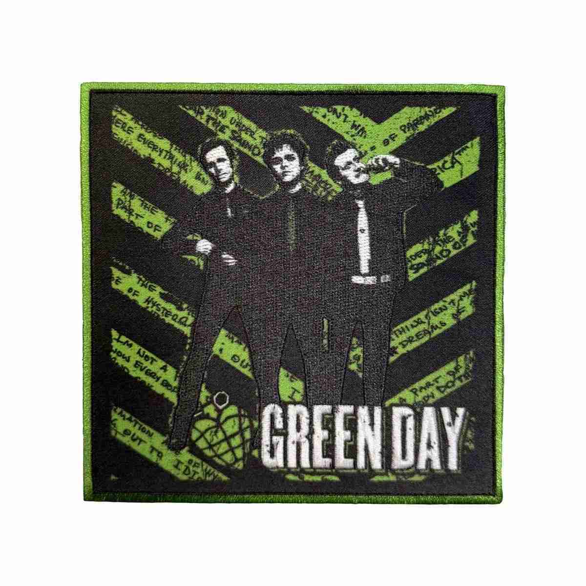 STONE 　グリーンエッジ　ワッペン　国内正規品 Green Day アイロンパッチ／ワッペン グリーン・デイ Green Grenade