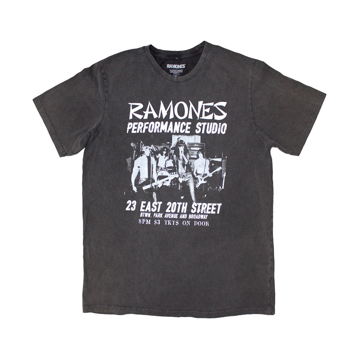 画像1: Ramones バンドTシャツ ラモーンズ East Village STONE WASH (1)